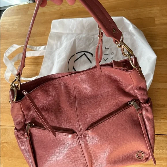 Kerikit Midi Lennox Leather Handbag